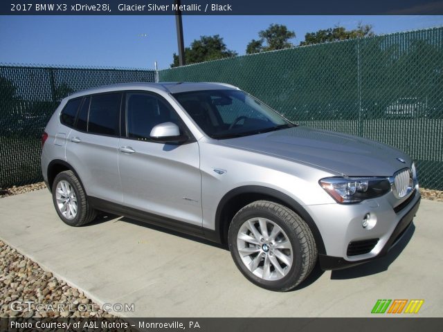 2017 BMW X3 xDrive28i in Glacier Silver Metallic