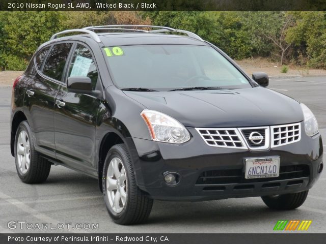 2010 Nissan Rogue SL AWD in Wicked Black
