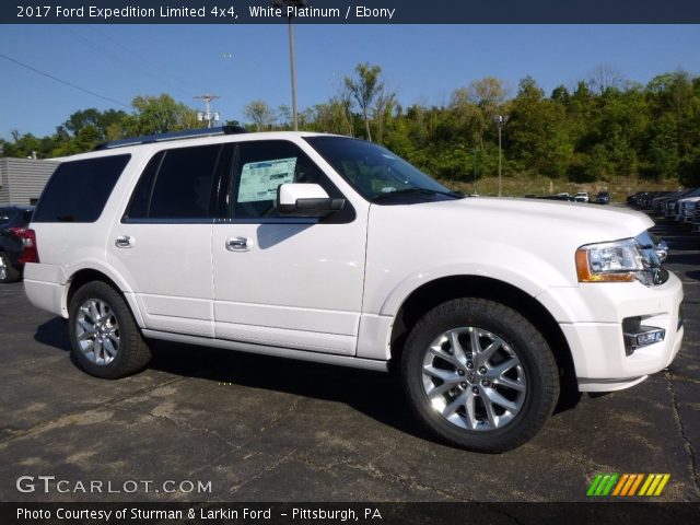 2017 Ford Expedition Limited 4x4 in White Platinum