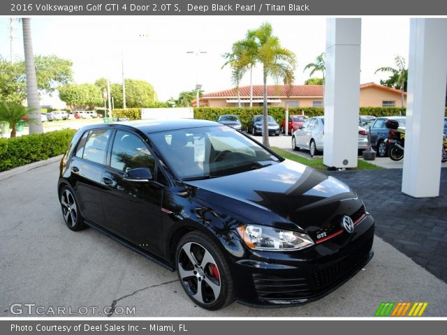2016 Volkswagen Golf GTI 4 Door 2.0T S in Deep Black Pearl