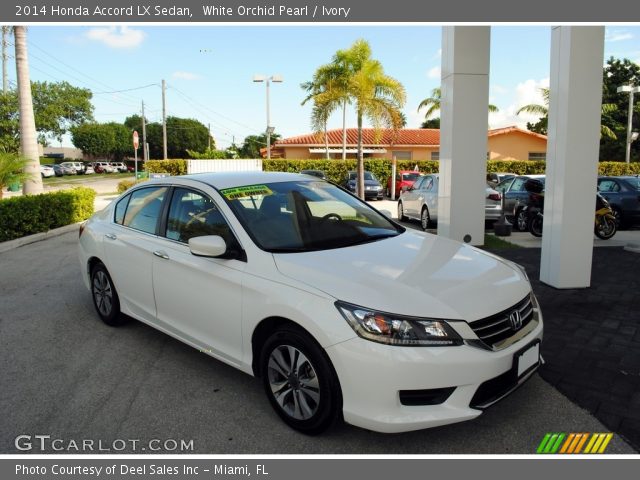 2014 Honda Accord LX Sedan in White Orchid Pearl
