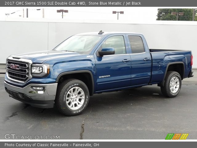 2017 GMC Sierra 1500 SLE Double Cab 4WD in Stone Blue Metallic