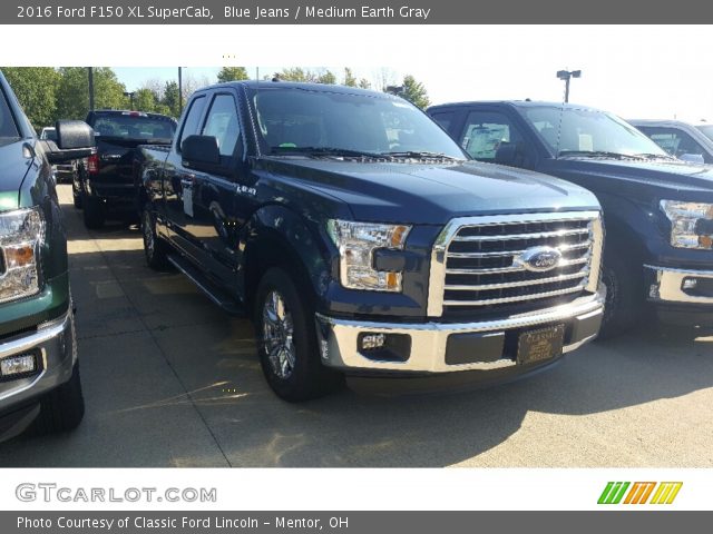 2016 Ford F150 XL SuperCab in Blue Jeans