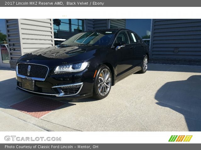 2017 Lincoln MKZ Reserve AWD in Black Velvet