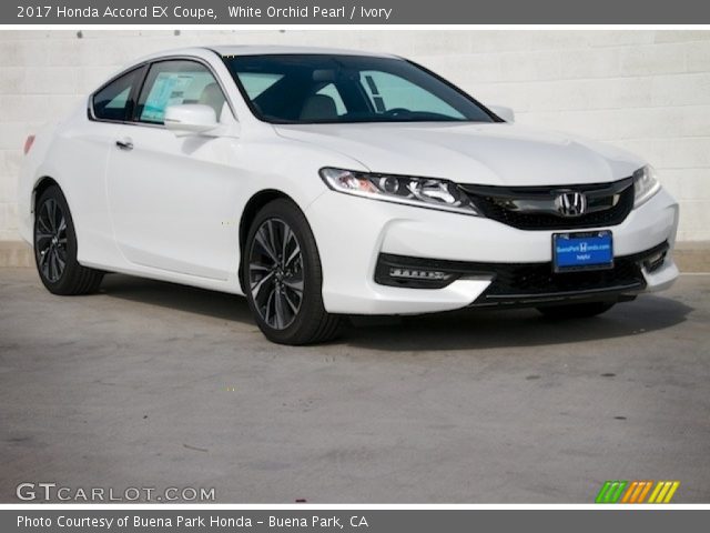 2017 Honda Accord EX Coupe in White Orchid Pearl