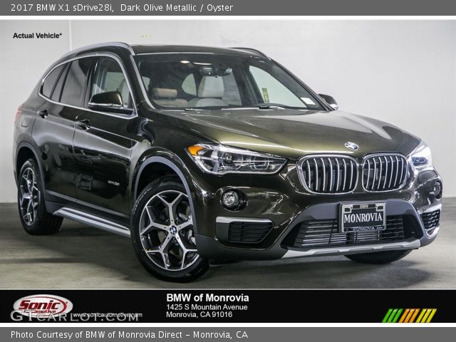 2017 BMW X1 sDrive28i in Dark Olive Metallic