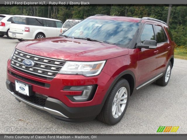 2017 Ford Explorer XLT in Ruby Red