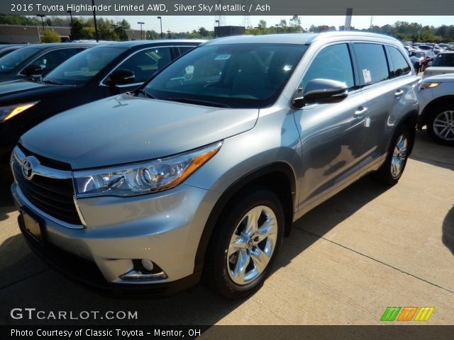 2016 Toyota Highlander Limited AWD in Silver Sky Metallic