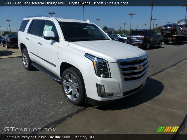 2016 Cadillac Escalade Luxury 4WD in Crystal White Tricoat