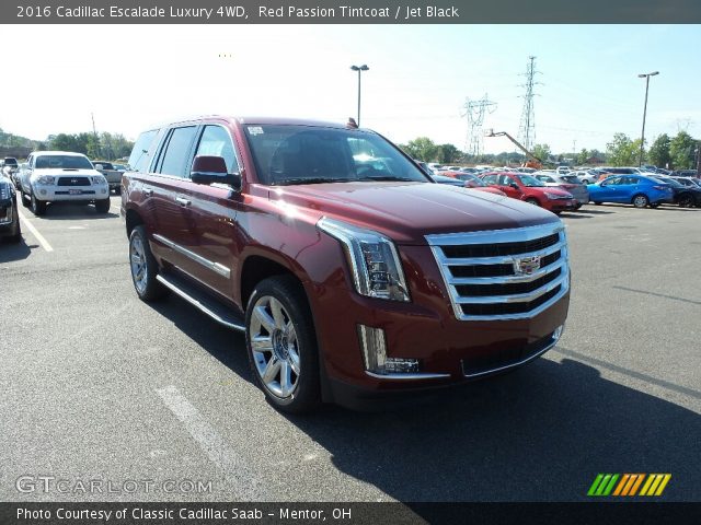 2016 Cadillac Escalade Luxury 4WD in Red Passion Tintcoat