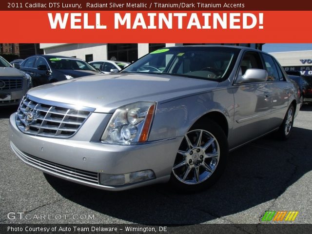 2011 Cadillac DTS Luxury in Radiant Silver Metallic