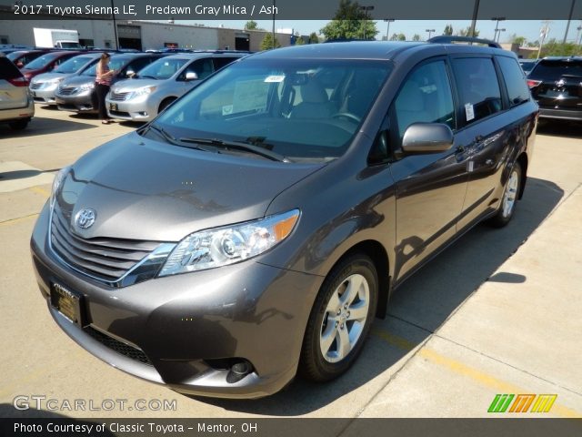2017 Toyota Sienna LE in Predawn Gray Mica