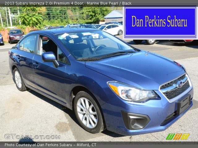 2013 Subaru Impreza 2.0i Premium 4 Door in Marine Blue Pearl