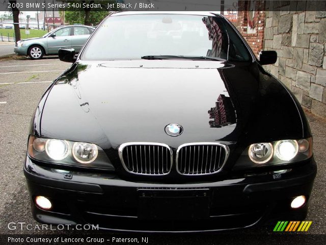 2003 BMW 5 Series 540i Sedan in Jet Black