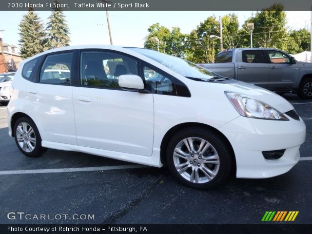 2010 Honda Fit Sport in Taffeta White
