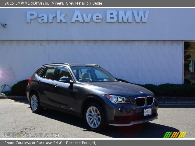 2015 BMW X1 xDrive28i in Mineral Grey Metallic