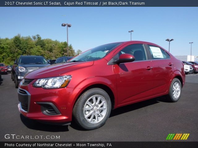 2017 Chevrolet Sonic LT Sedan in Cajun Red Tintcoat