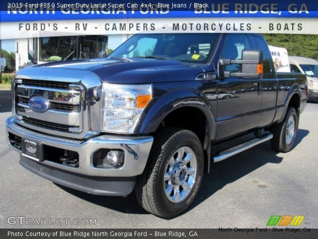 2015 Ford F350 Super Duty Lariat Super Cab 4x4 in Blue Jeans