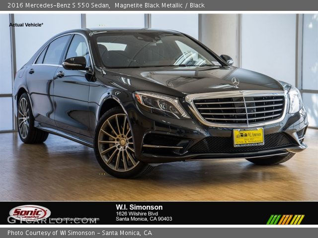 2016 Mercedes-Benz S 550 Sedan in Magnetite Black Metallic