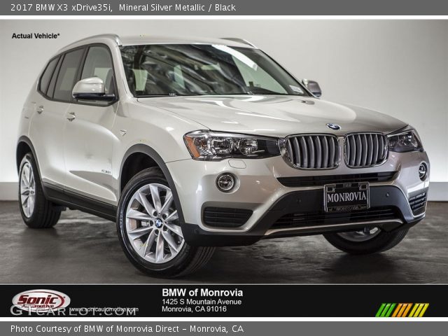 2017 BMW X3 xDrive35i in Mineral Silver Metallic