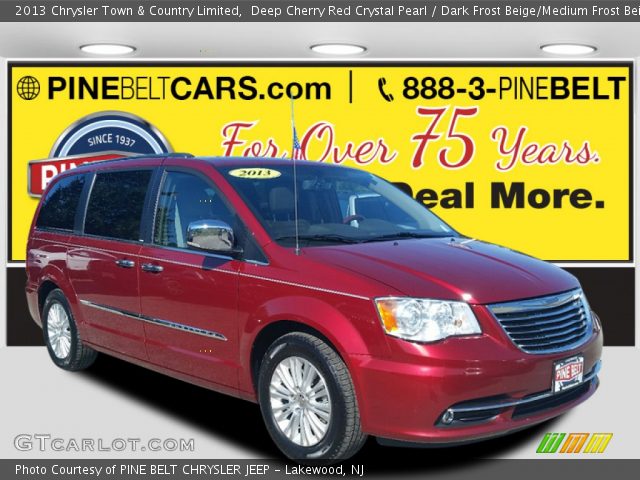 2013 Chrysler Town & Country Limited in Deep Cherry Red Crystal Pearl