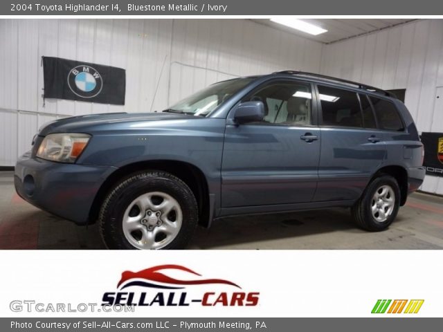 2004 Toyota Highlander I4 in Bluestone Metallic