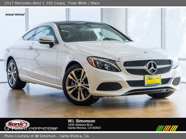 2017 Mercedes-Benz C 300 Coupe in Polar White