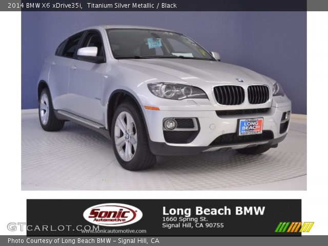 2014 BMW X6 xDrive35i in Titanium Silver Metallic