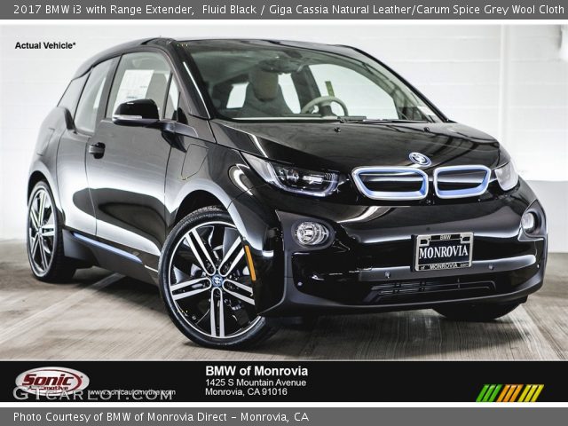 2017 BMW i3 with Range Extender in Fluid Black