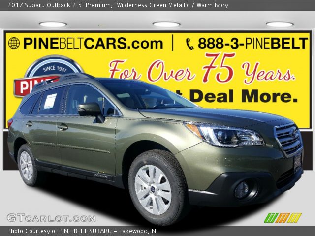 2017 Subaru Outback 2.5i Premium in Wilderness Green Metallic