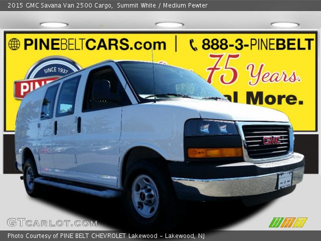 2015 GMC Savana Van 2500 Cargo in Summit White