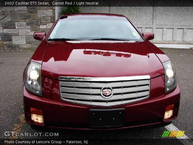 2003 Cadillac CTS Sedan in Garnet Red