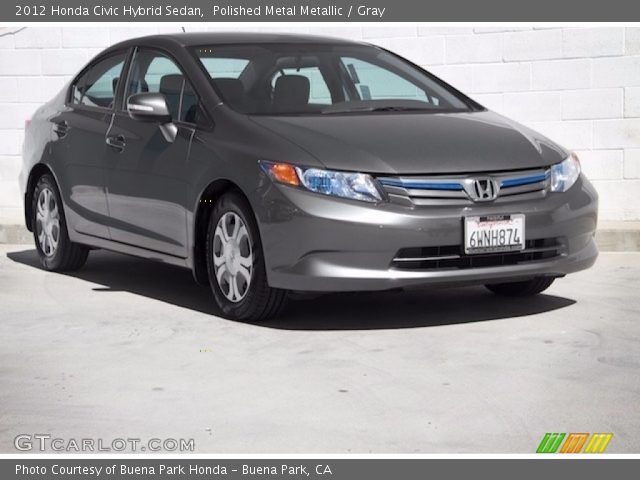 2012 Honda Civic Hybrid Sedan in Polished Metal Metallic