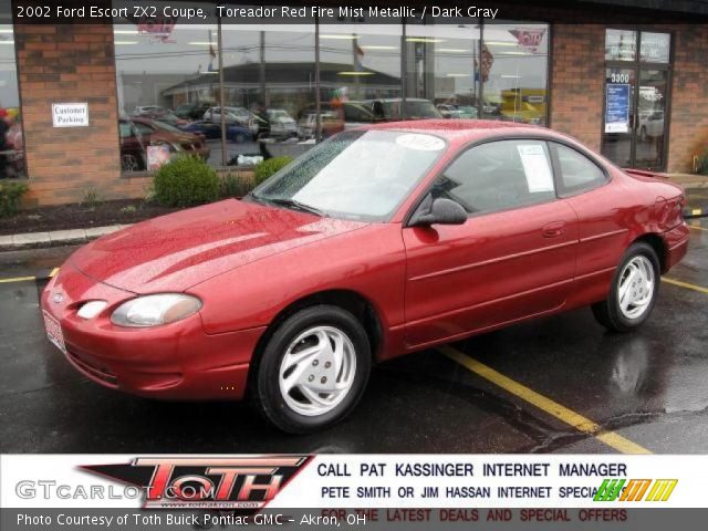 2002 Ford Escort ZX2 Coupe in Toreador Red Fire Mist Metallic