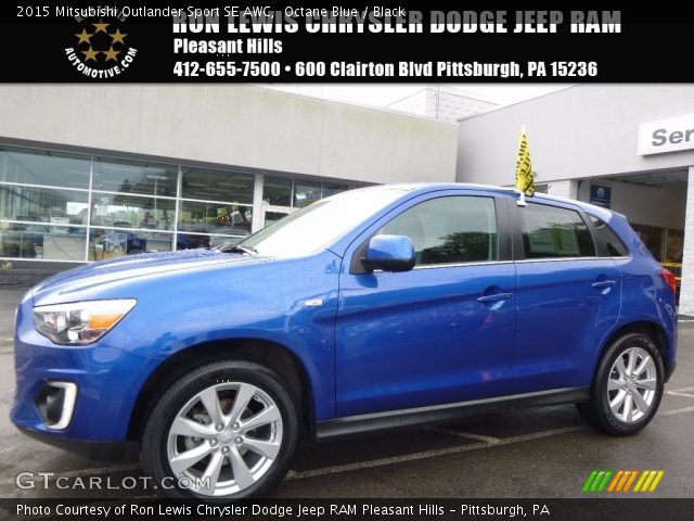 2015 Mitsubishi Outlander Sport SE AWC in Octane Blue