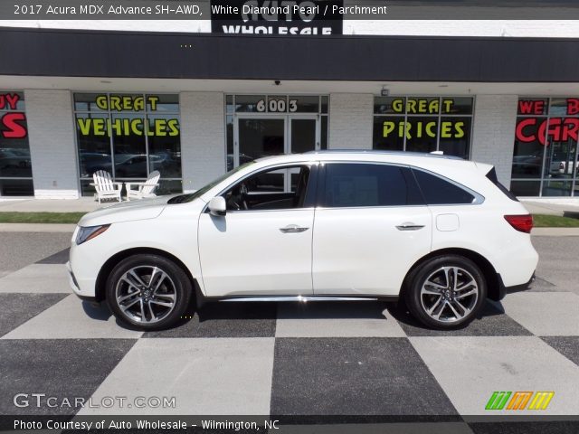 2017 Acura MDX Advance SH-AWD in White Diamond Pearl