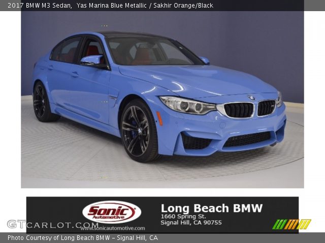 2017 BMW M3 Sedan in Yas Marina Blue Metallic