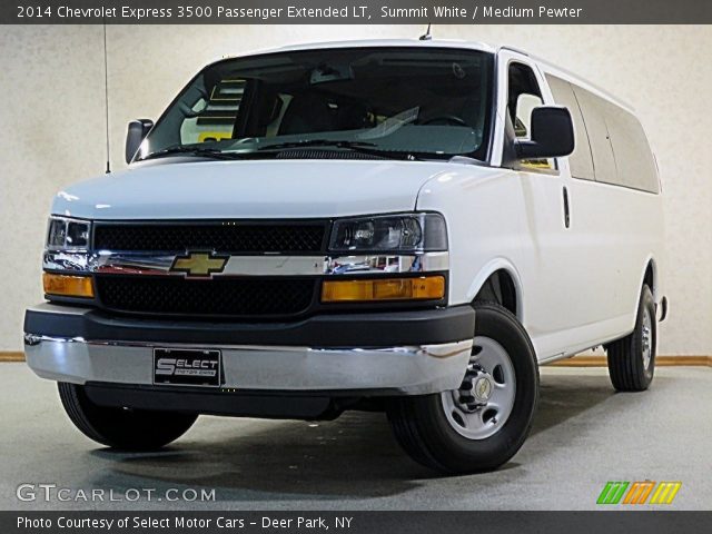 2014 Chevrolet Express 3500 Passenger Extended LT in Summit White