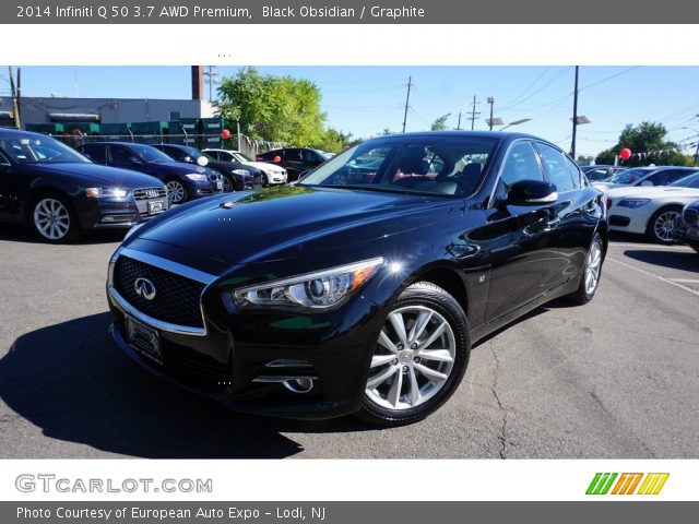 2014 Infiniti Q 50 3.7 AWD Premium in Black Obsidian