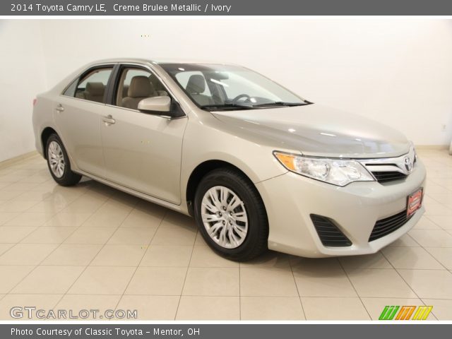 2014 Toyota Camry LE in Creme Brulee Metallic