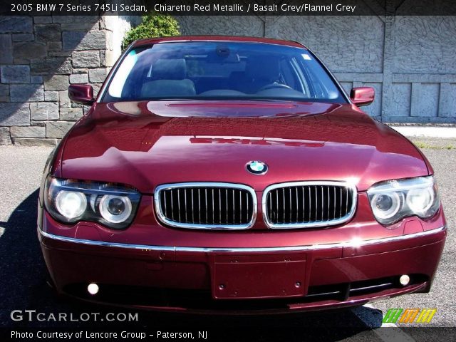 2005 BMW 7 Series 745Li Sedan in Chiaretto Red Metallic