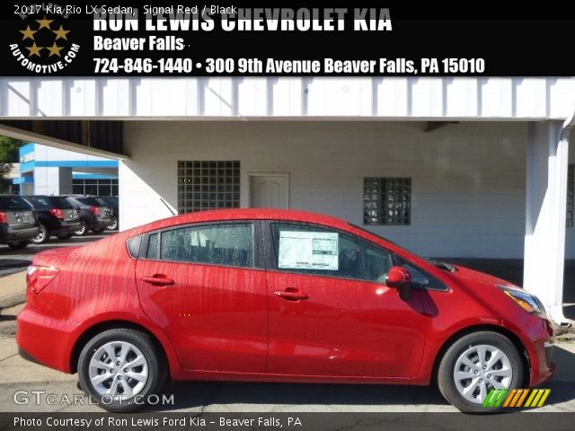 2017 Kia Rio LX Sedan in Signal Red