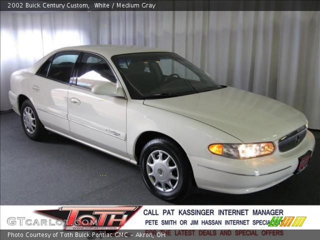 2002 Buick Century Custom in White