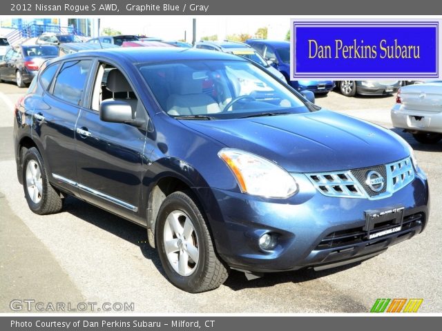 2012 Nissan Rogue S AWD in Graphite Blue