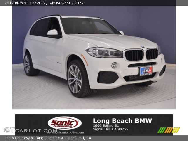 2017 BMW X5 sDrive35i in Alpine White