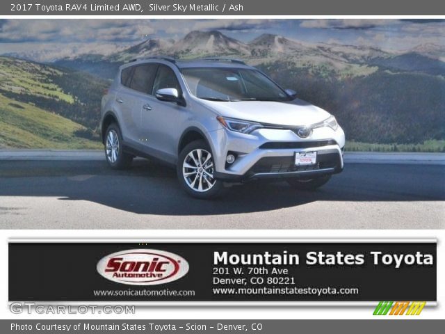 2017 Toyota RAV4 Limited AWD in Silver Sky Metallic