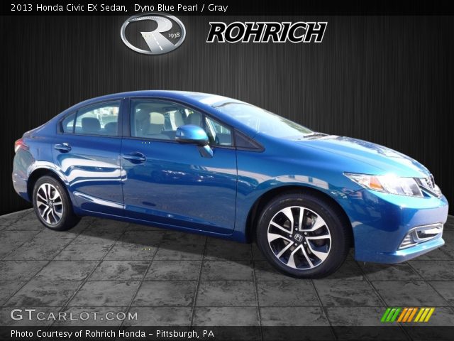2013 Honda Civic EX Sedan in Dyno Blue Pearl
