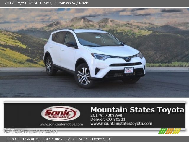 2017 Toyota RAV4 LE AWD in Super White