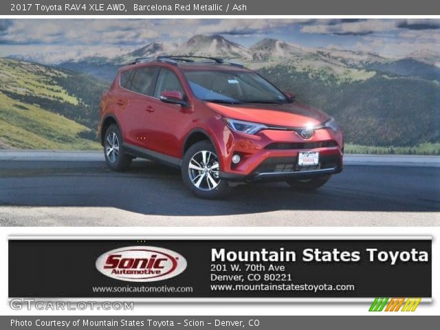 2017 Toyota RAV4 XLE AWD in Barcelona Red Metallic