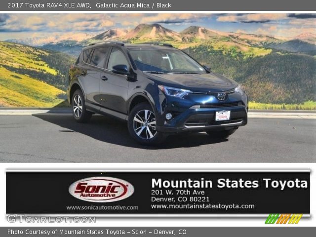 2017 Toyota RAV4 XLE AWD in Galactic Aqua Mica